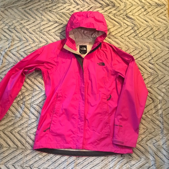 The North Face Jackets & Blazers - North Face bright pink Medium rain jacket M